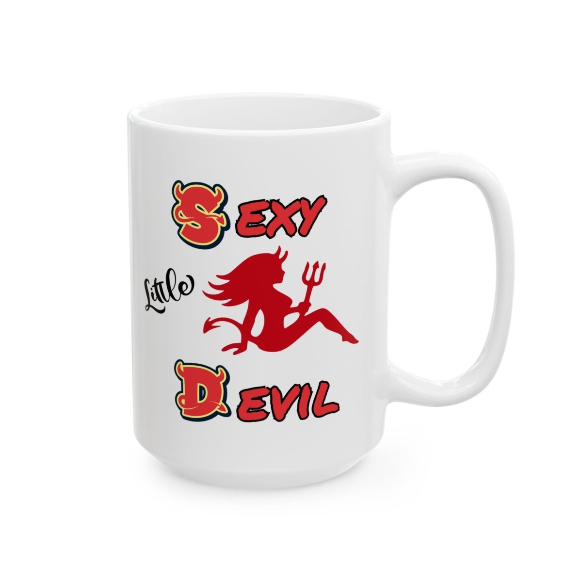 Mug - Sexy Little Devil Ceramic Mug (11oz, 15oz)