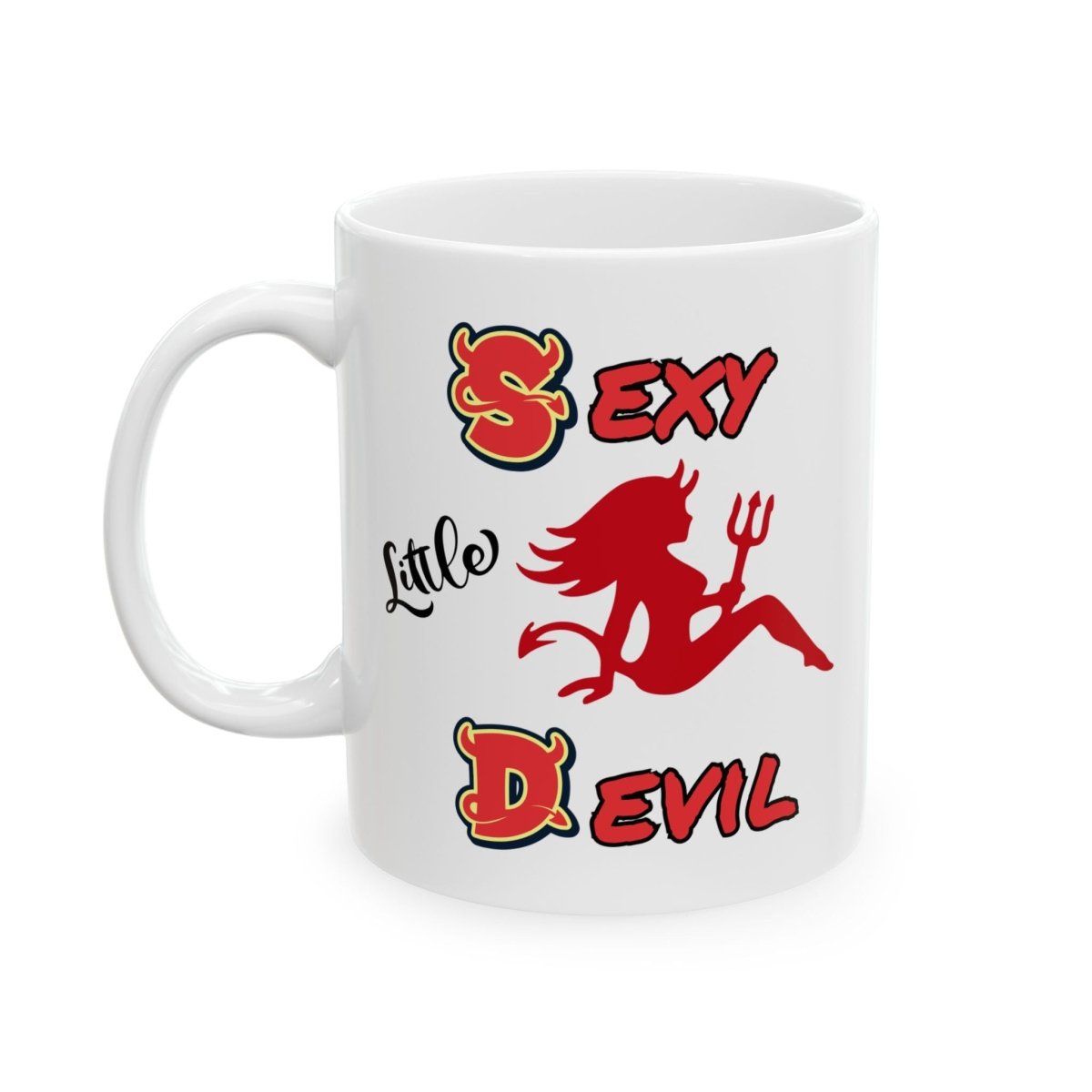 Mug - Sexy Little Devil Ceramic Mug (11oz, 15oz)