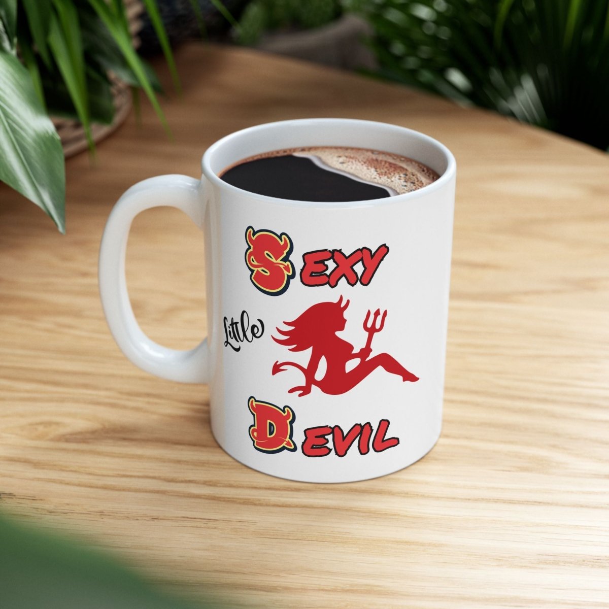 Mug - Sexy Little Devil Ceramic Mug (11oz, 15oz)