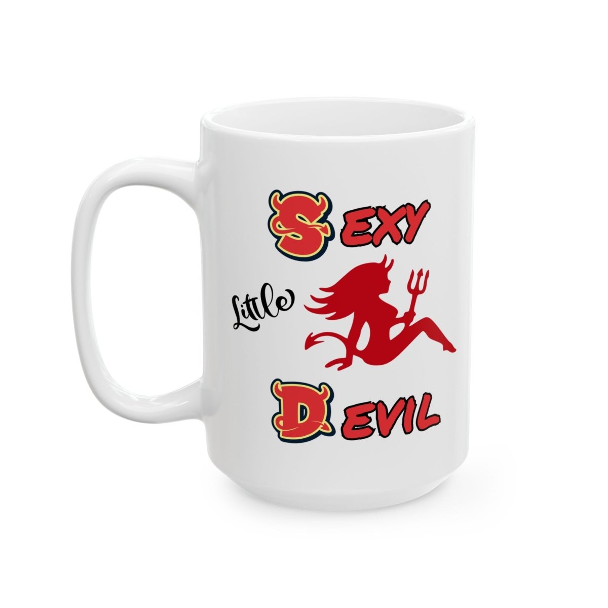 Mug - Sexy Little Devil Ceramic Mug (11oz, 15oz)