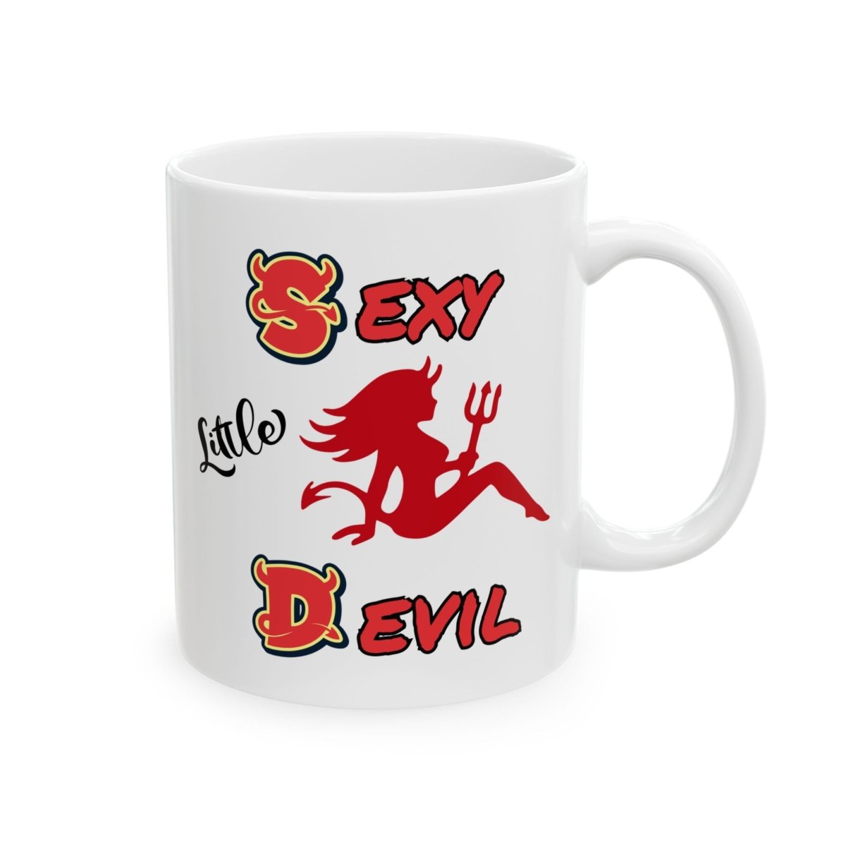 Mug - Sexy Little Devil Ceramic Mug (11oz, 15oz)