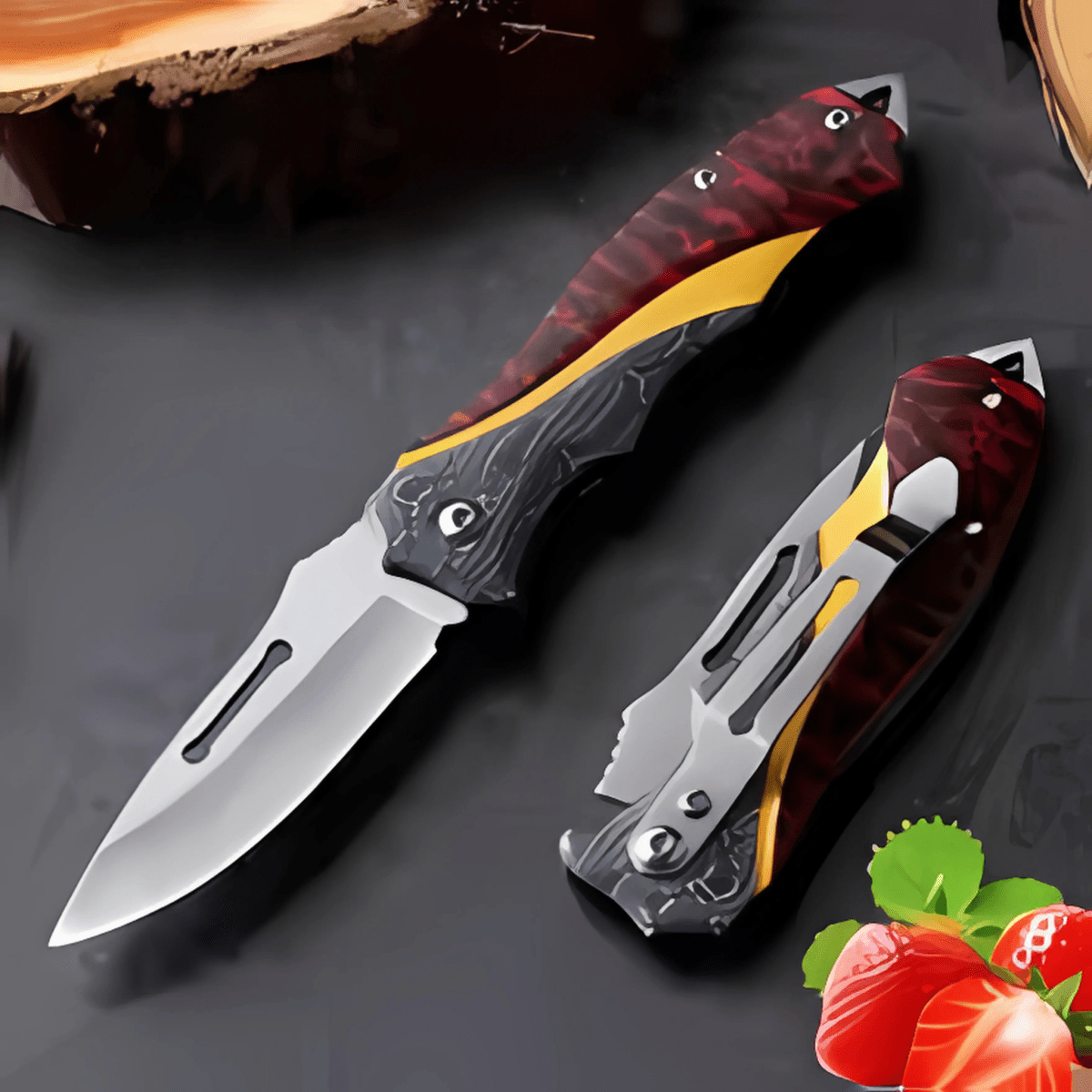 Multifunctional Pocket Knife, Camping Folding Knife