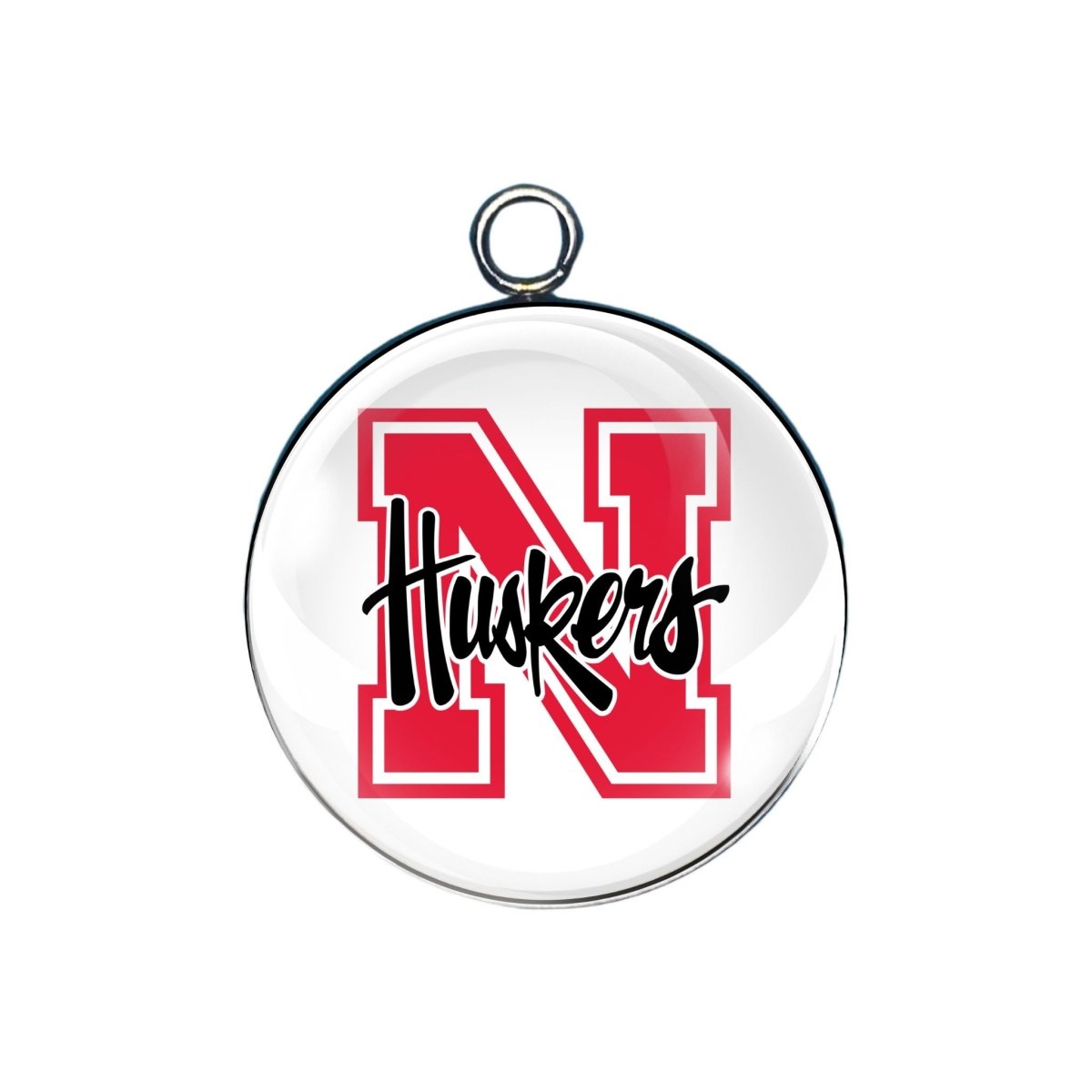  Nebraska Cornhuskers glass cabochon charm