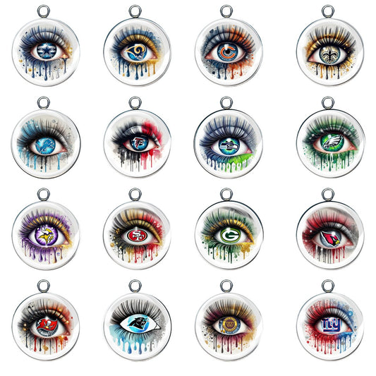 NFC Football Eye Charms