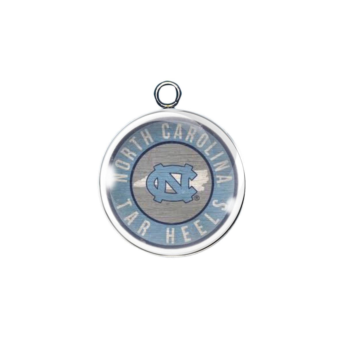 NC Tar Heels glass cabochon charm