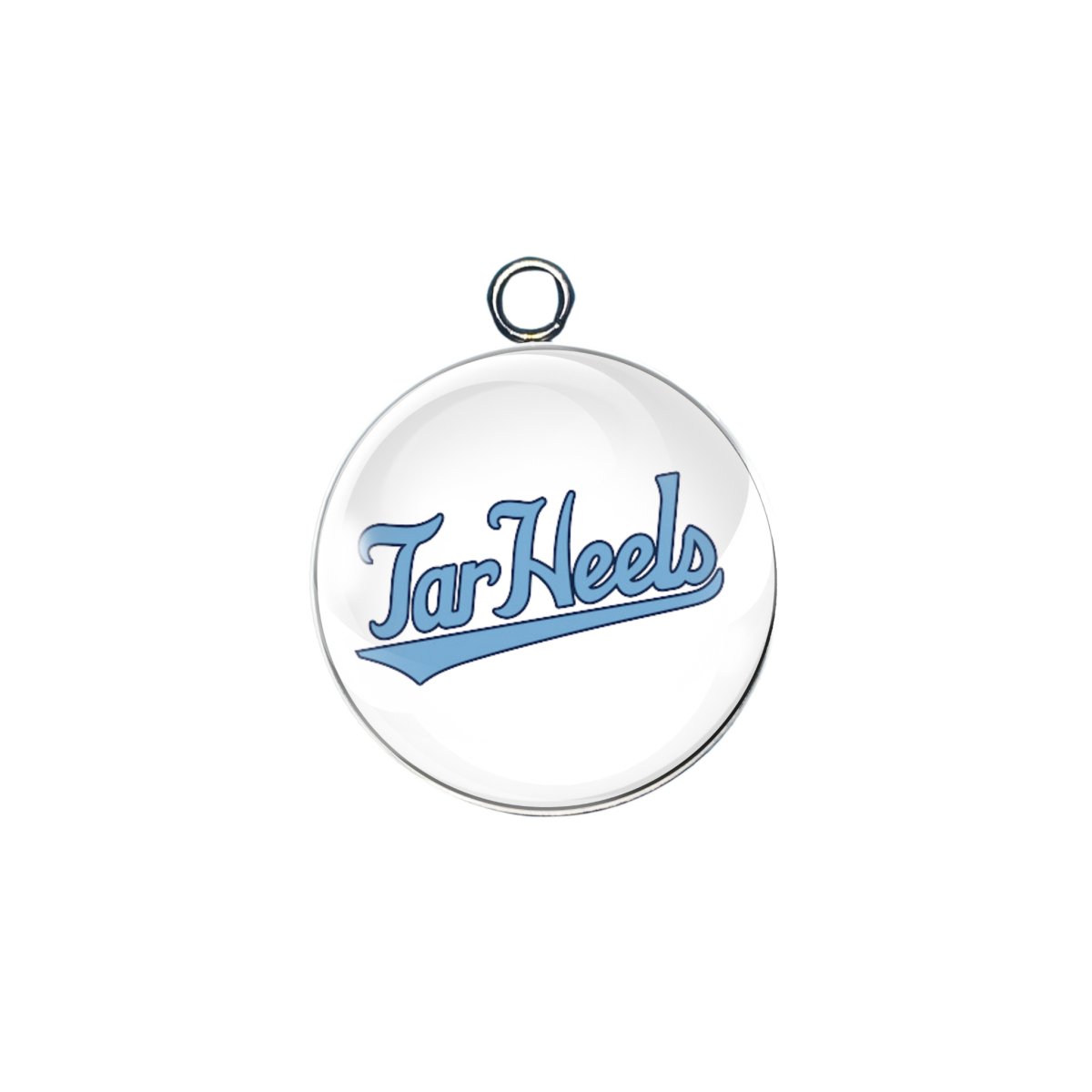 NC Tar Heels glass cabochon charm