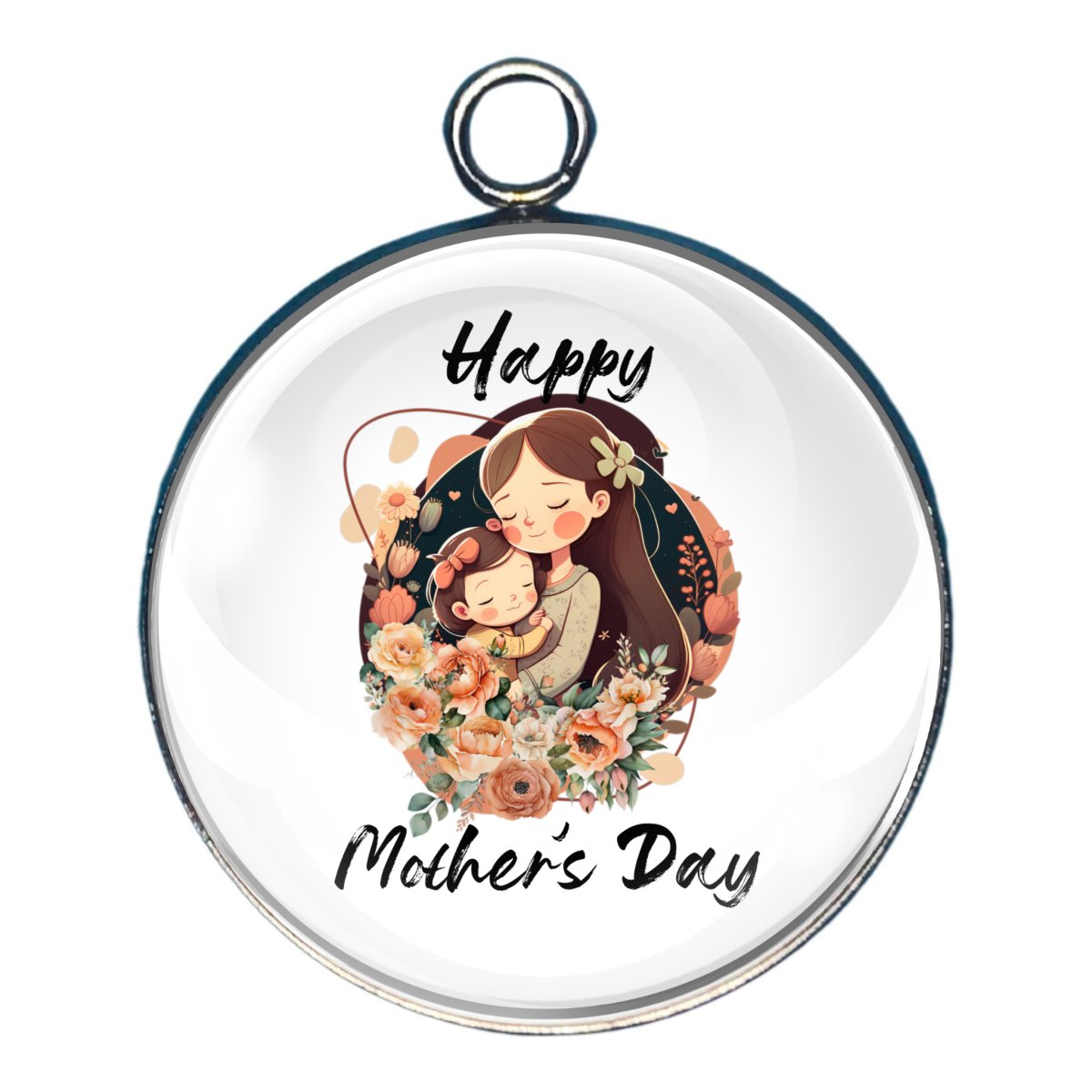 Charm with retro style picture with 'happy mother's day'