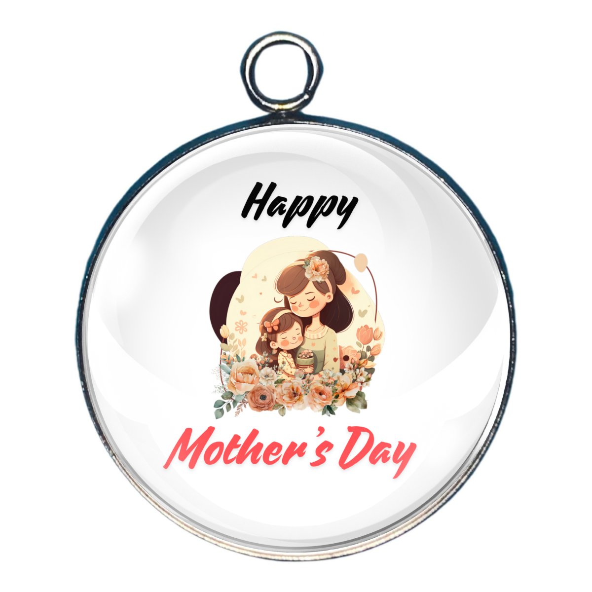 Charm with retro style picture with 'happy mother's day'