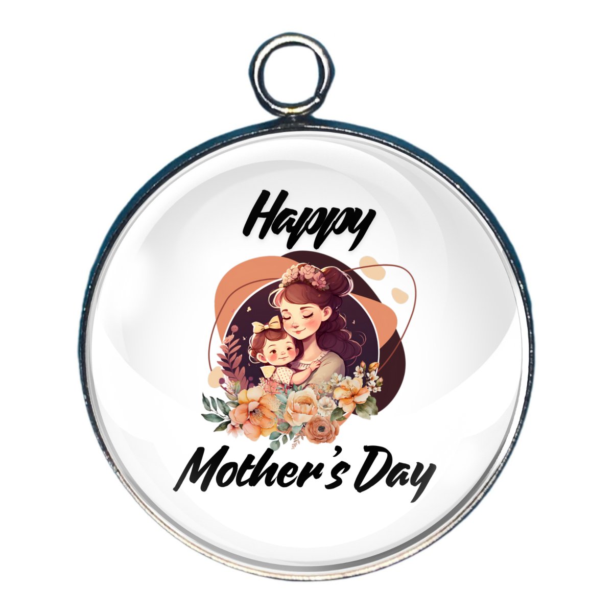 Charm with retro style picture with 'happy mother's day'