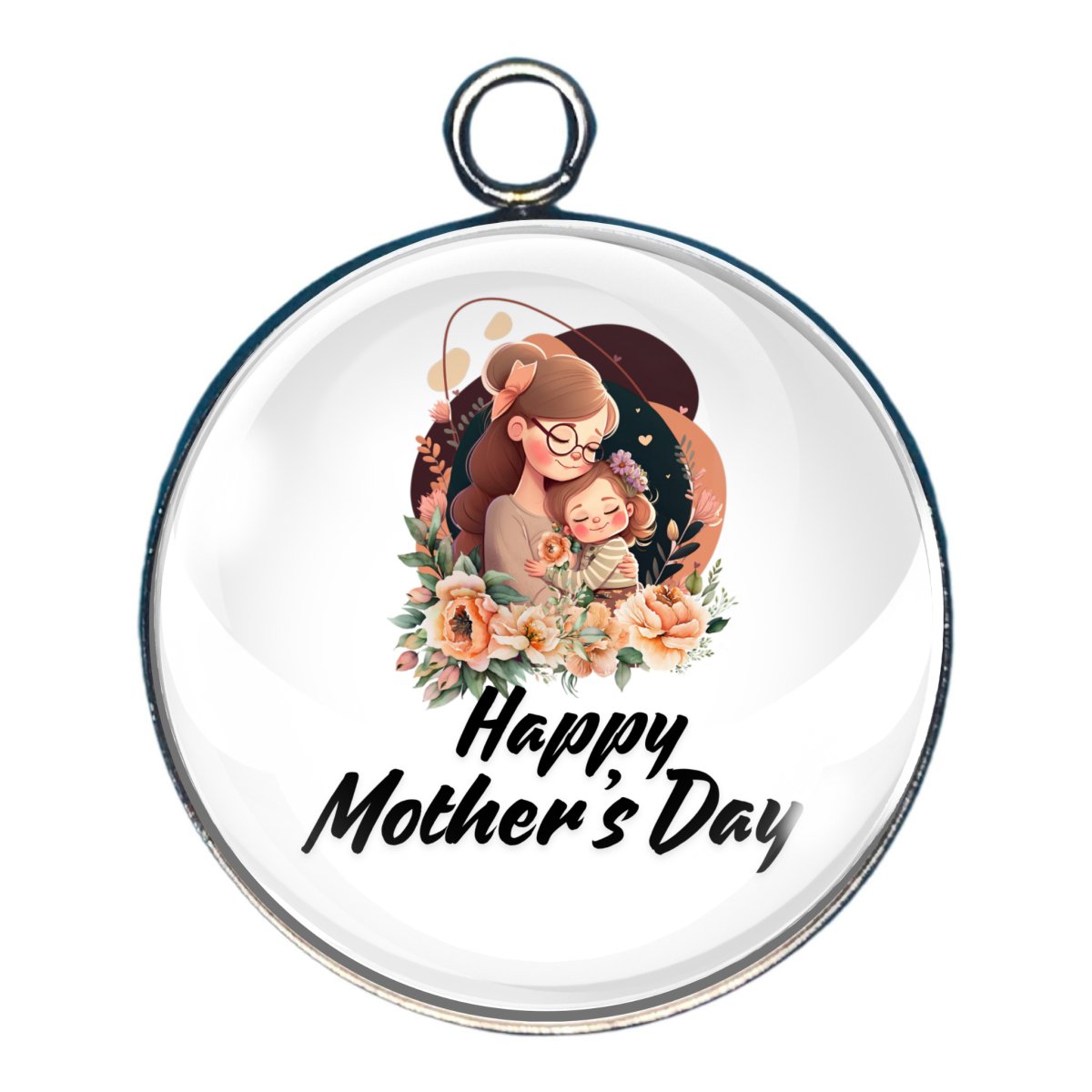 Charm with retro style picture with 'happy mother's day'