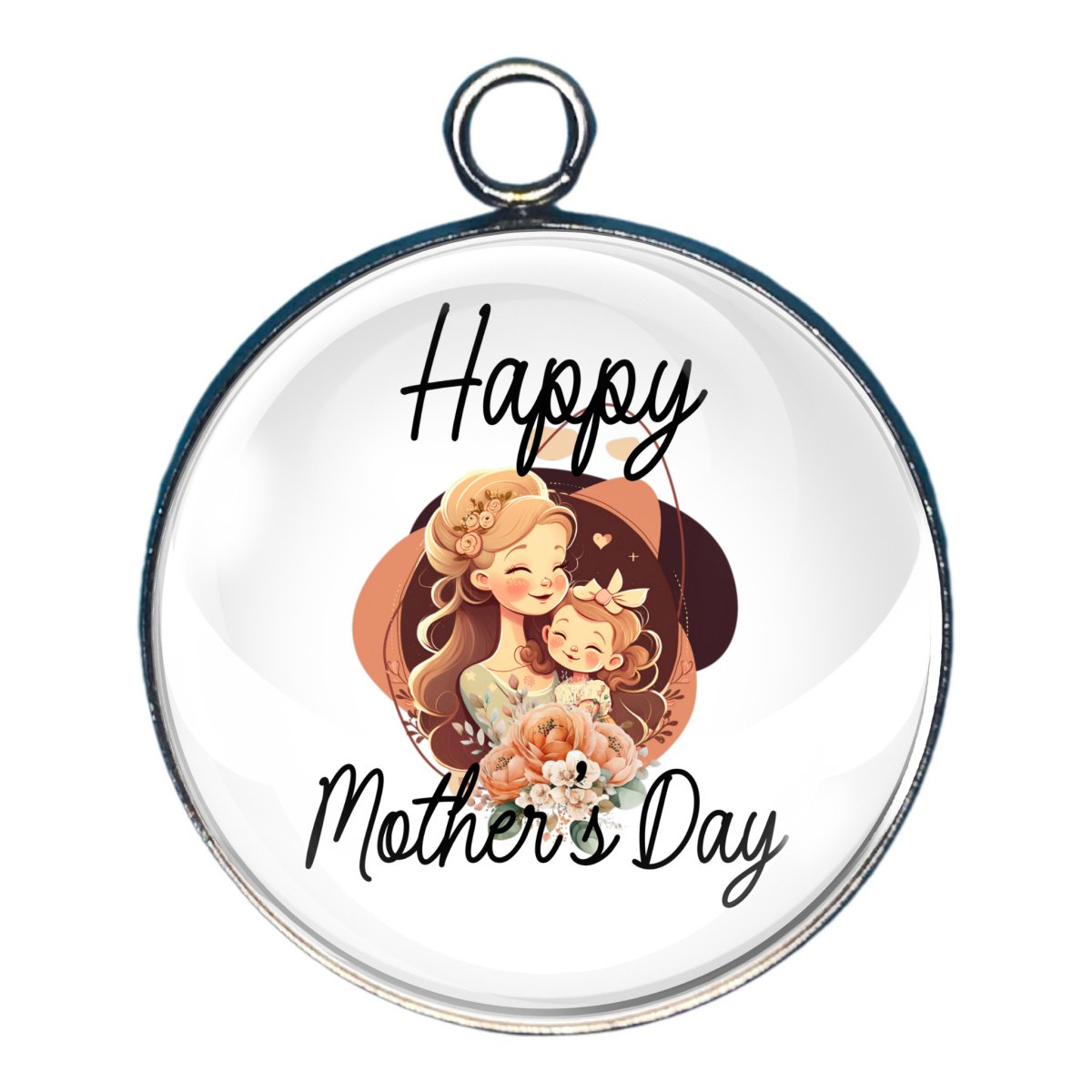 Charm with retro style picture with 'happy mother's day'