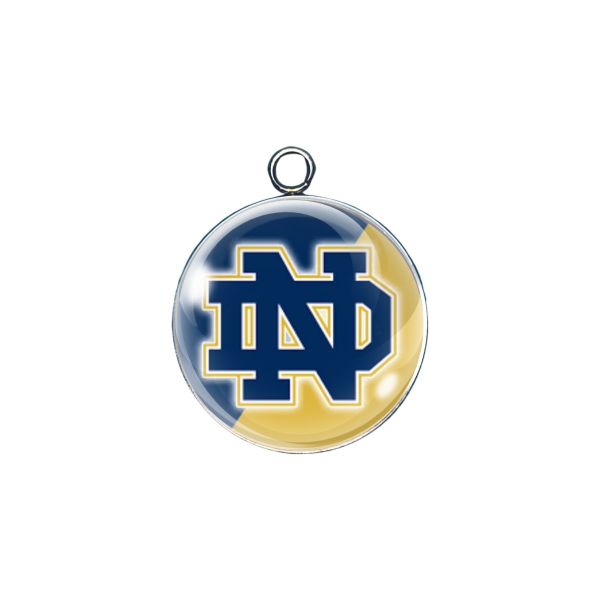  notre dame glass cabochon charm