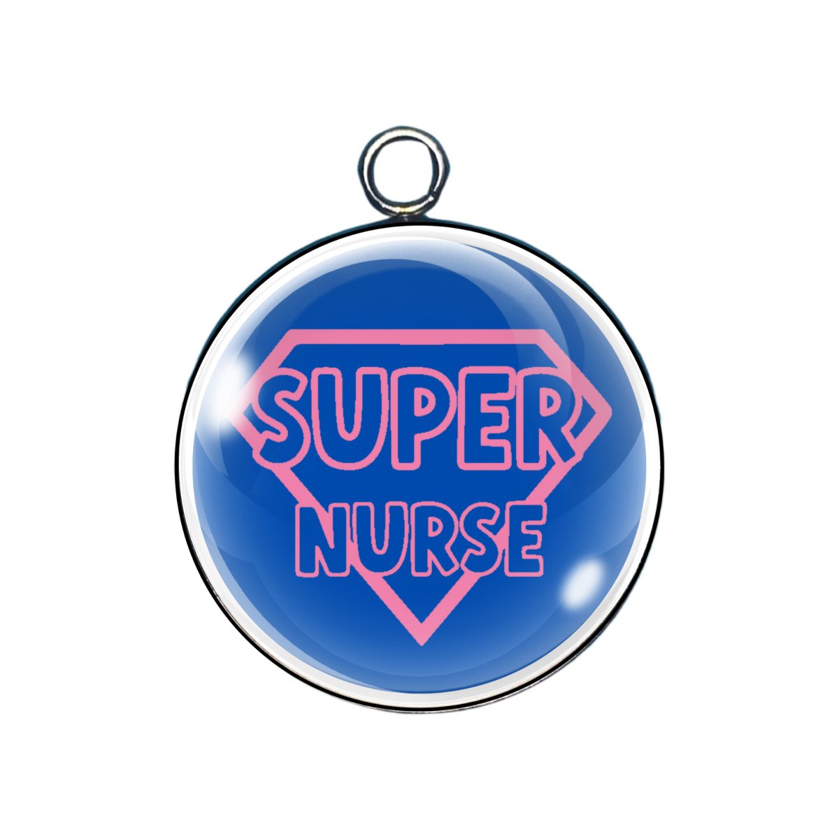 Nurse Life glass cabochon charm