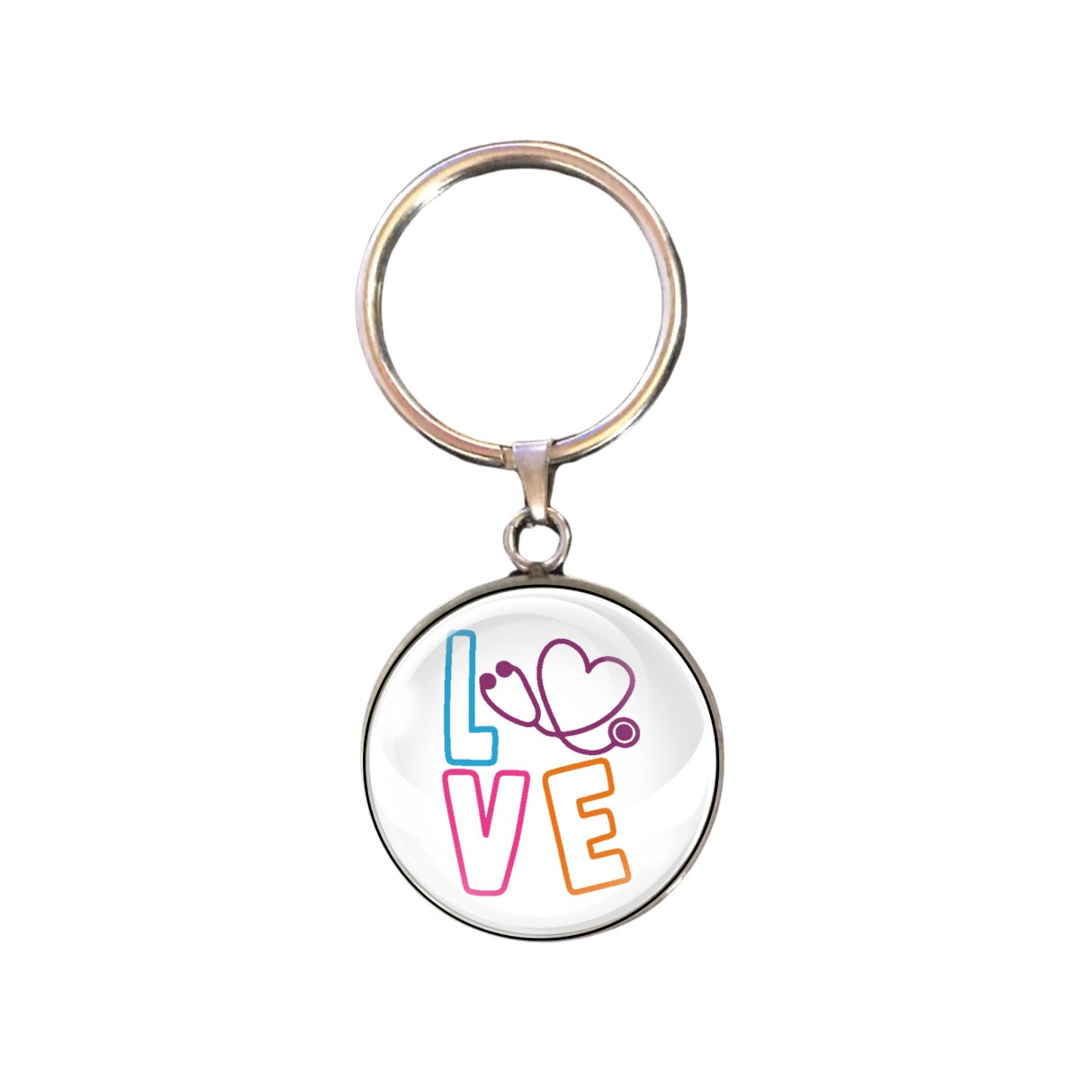 Nurse life keyring