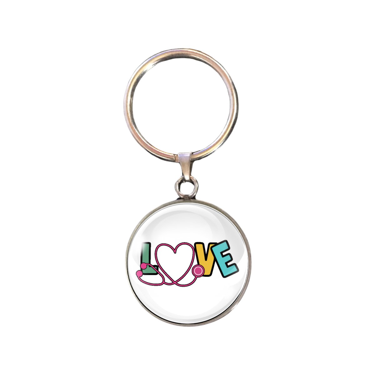 Nurse life keyring