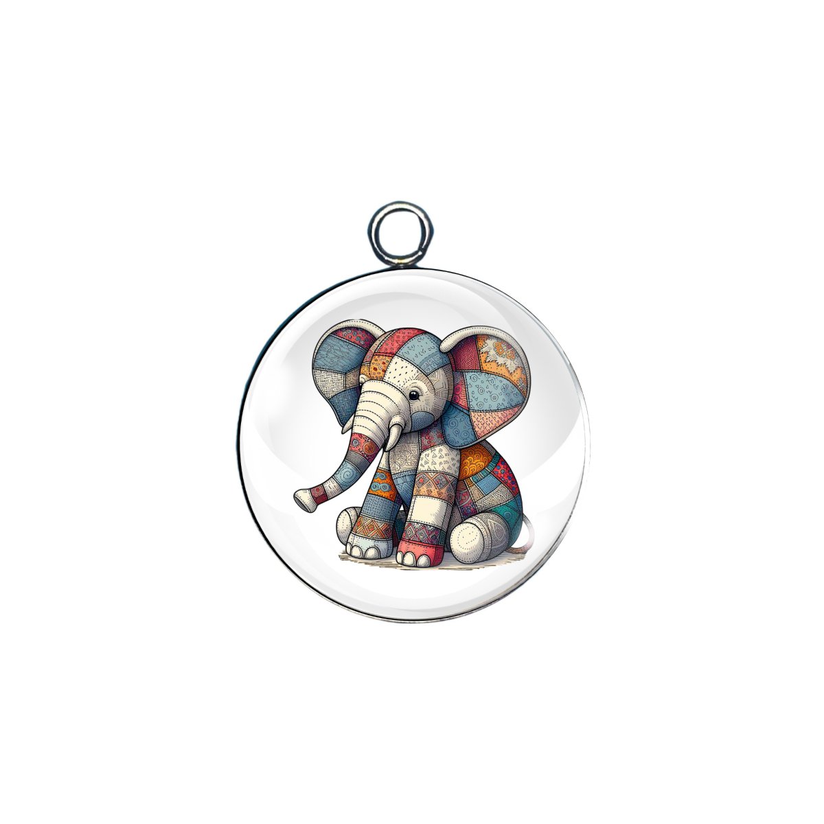 patchwork pets glass cabochon charm