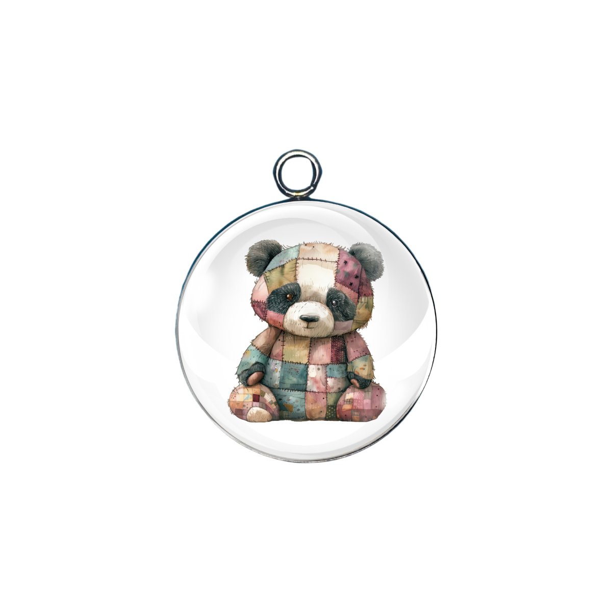  Patchwork Pets glass cabochon charm