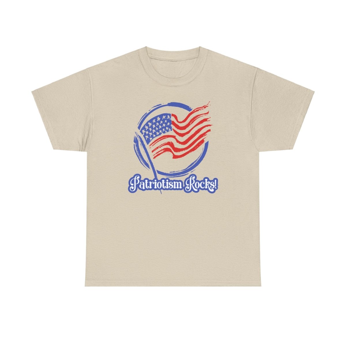 Patriotism Rocks T-Shirt - Unisex Heavy Cotton Tee