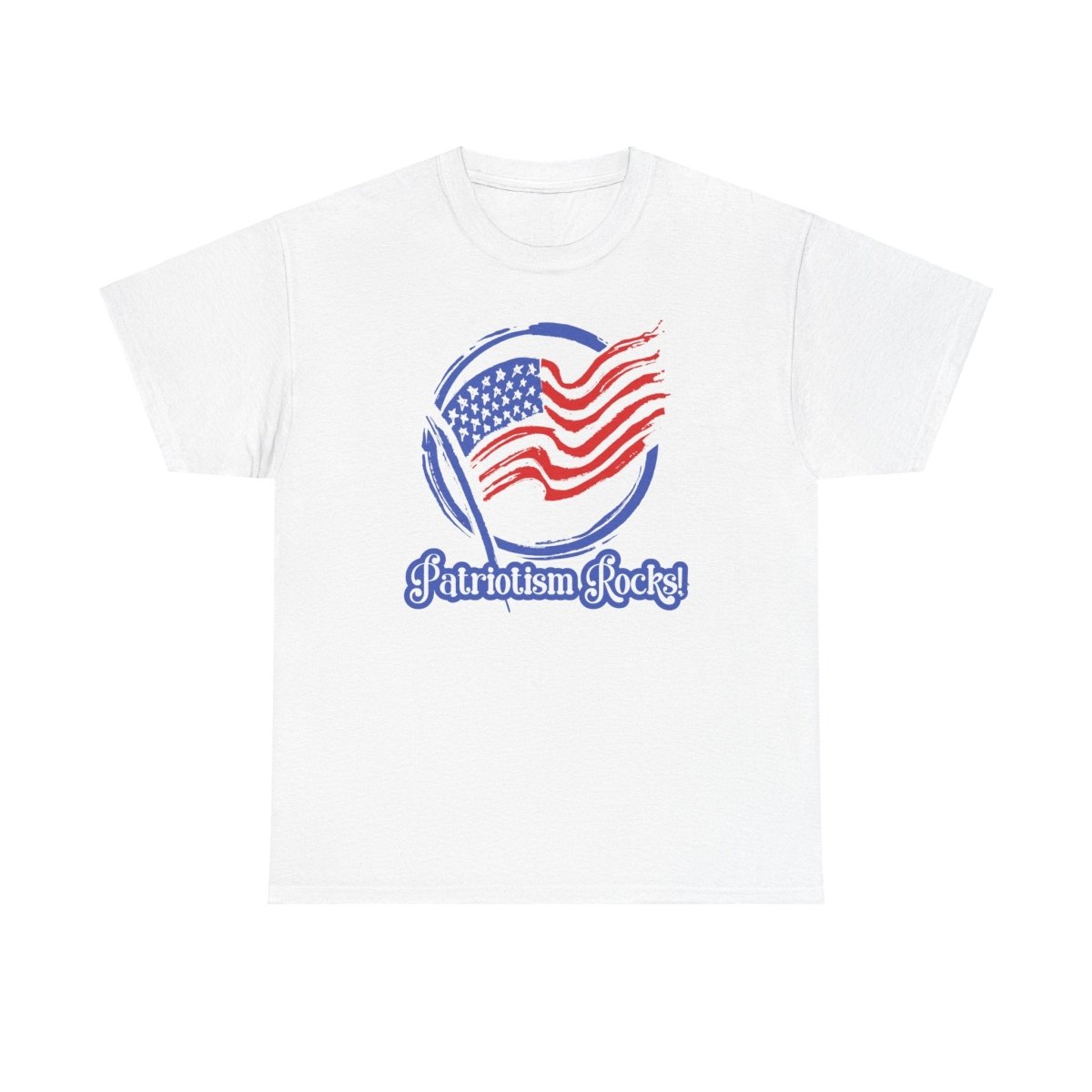 Patriotism Rocks T-Shirt - Unisex Heavy Cotton Tee