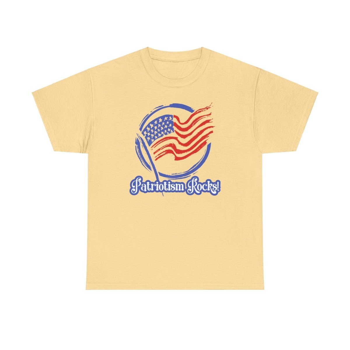 Patriotism Rocks T-Shirt - Unisex Heavy Cotton Tee