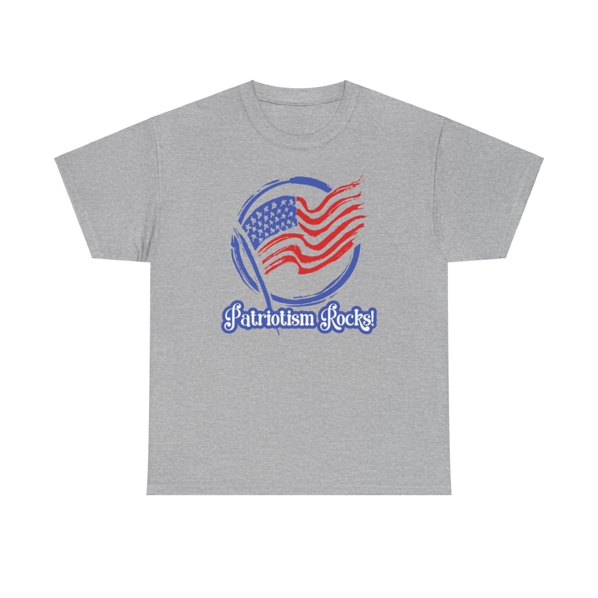 Patriotism Rocks T-Shirt - Unisex Heavy Cotton Tee