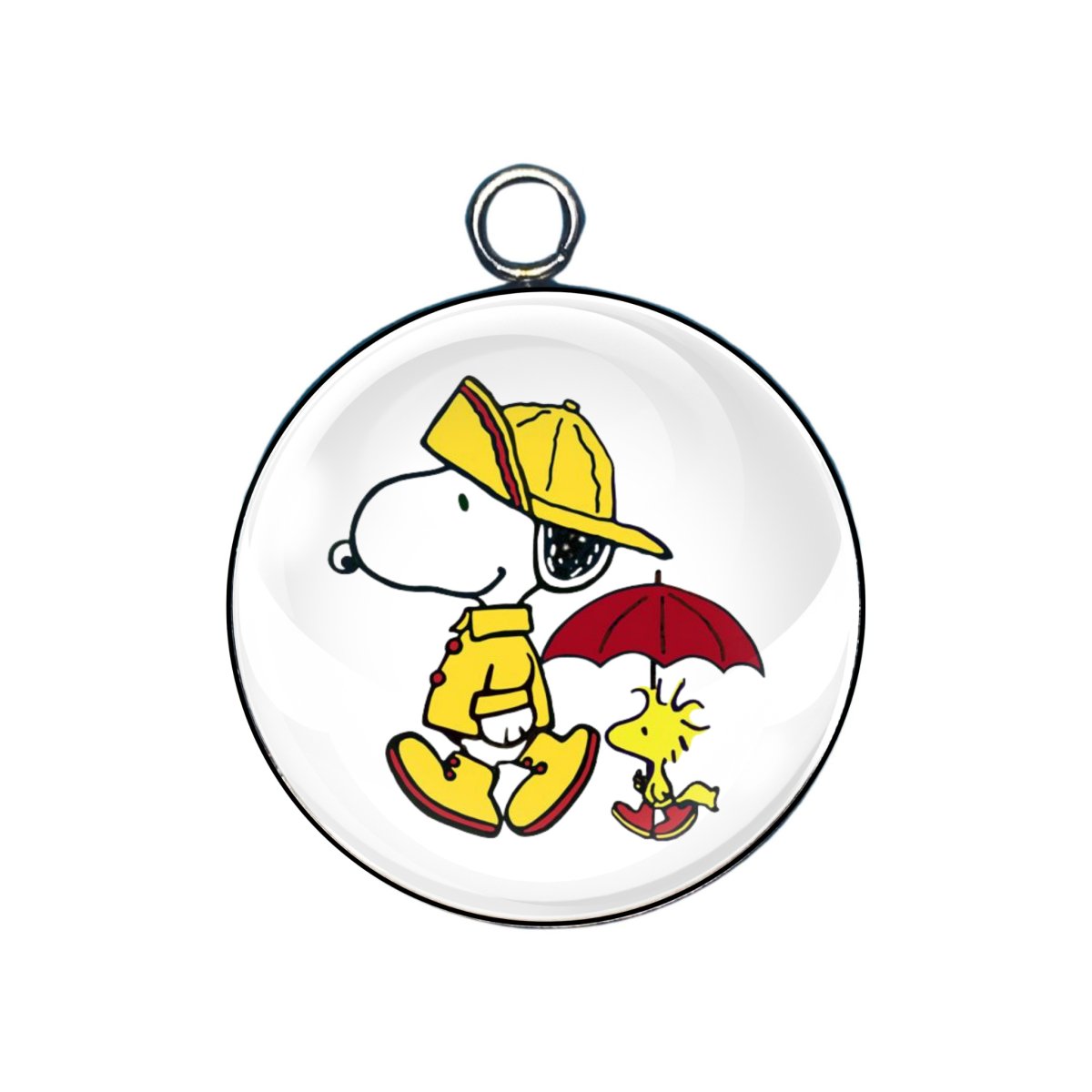 Peanuts Cartoon Glass Cabochon Charms