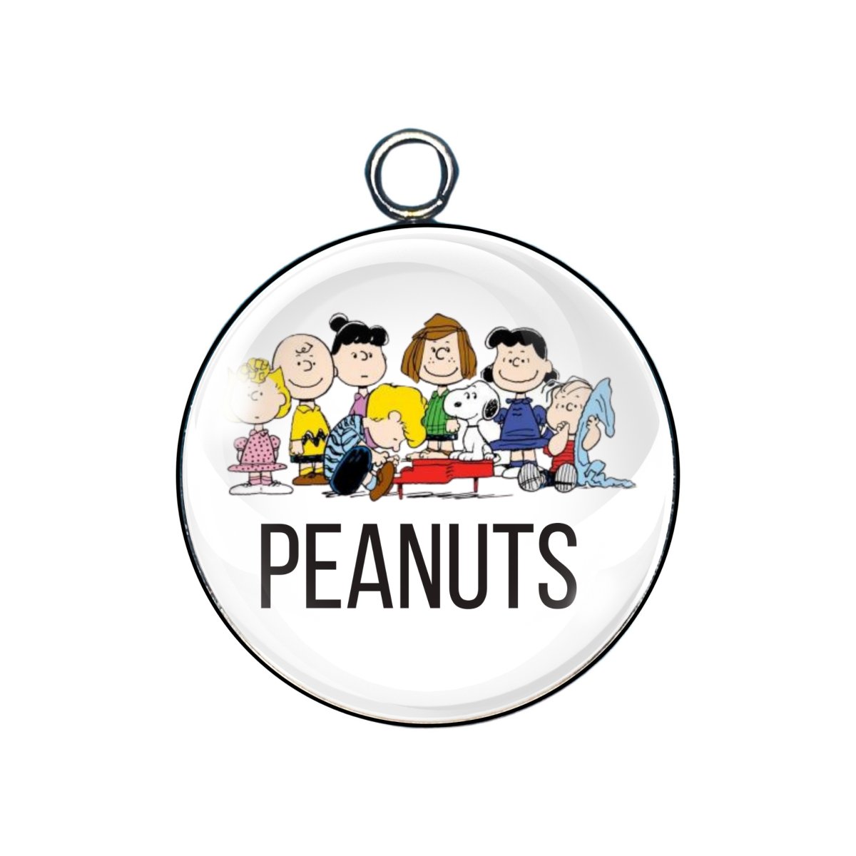 Peanuts Cartoon Glass Cabochon Charms