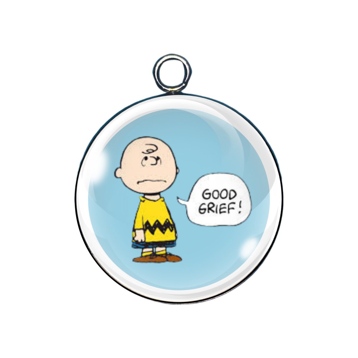 Peanuts Cartoon Glass Cabochon Charms