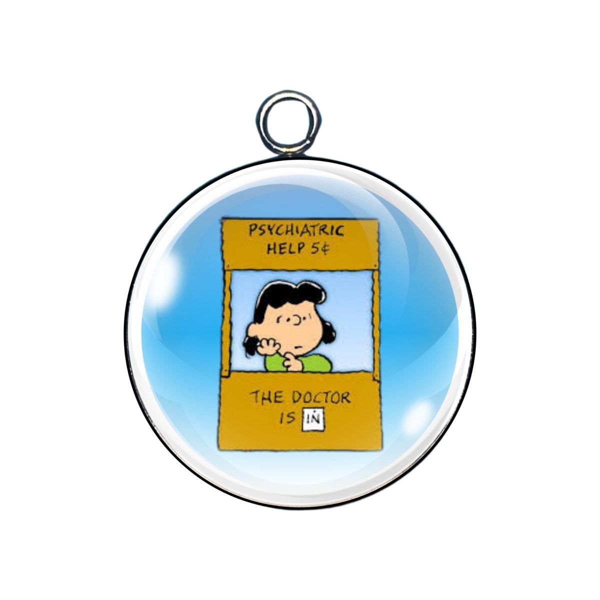 Peanuts Cartoon Glass Cabochon Charms