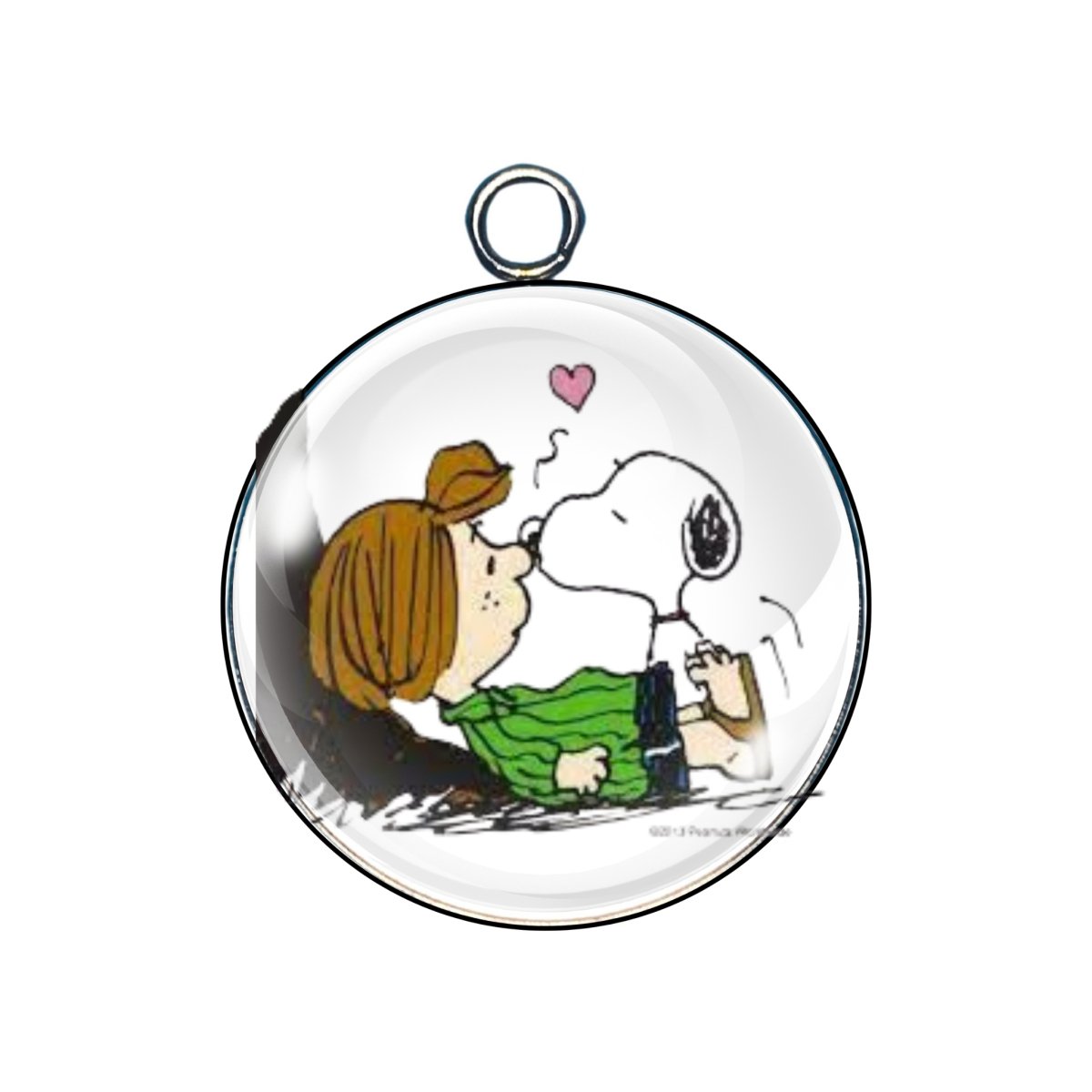 Peanuts Cartoon Glass Cabochon Charms