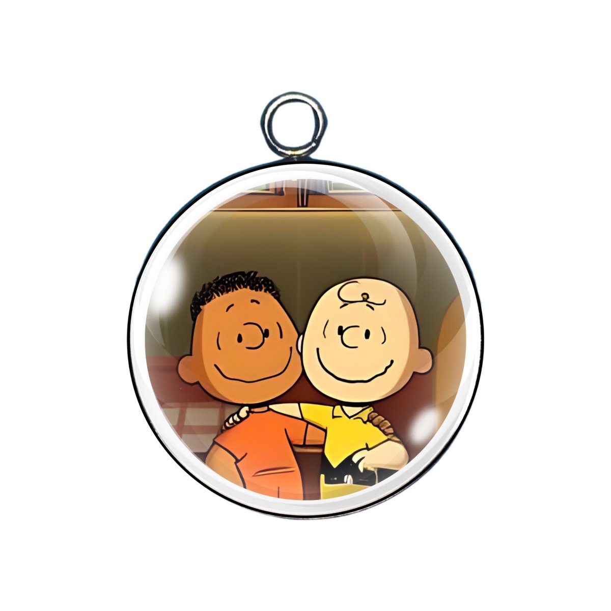 Peanuts Cartoon Glass Cabochon Charms