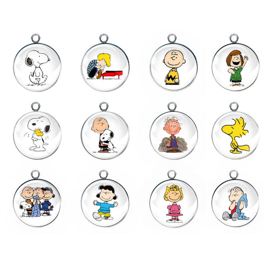 Peanuts Glass Cabochon Charms