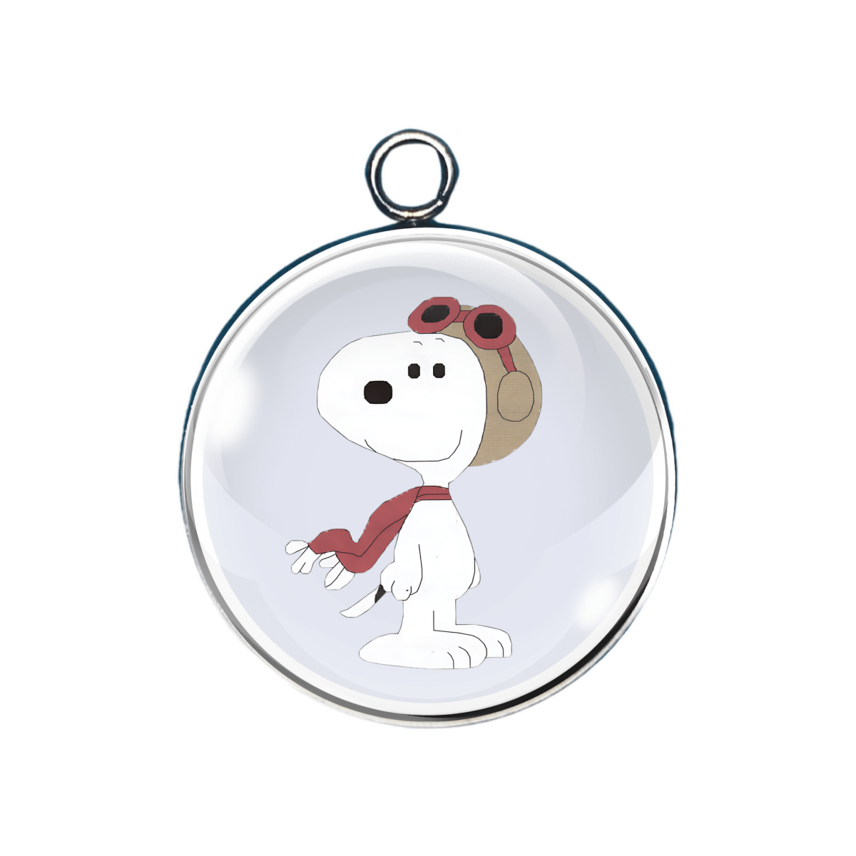 Peanuts Snoopy Glass Cabochon Charms