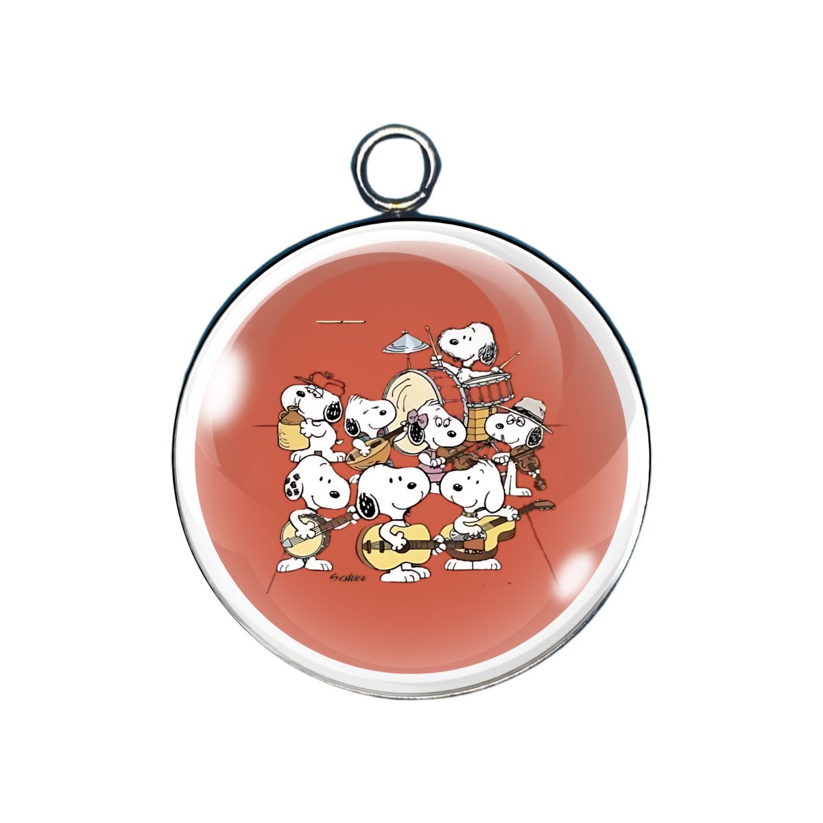 Peanuts Snoopy Glass Cabochon Charms