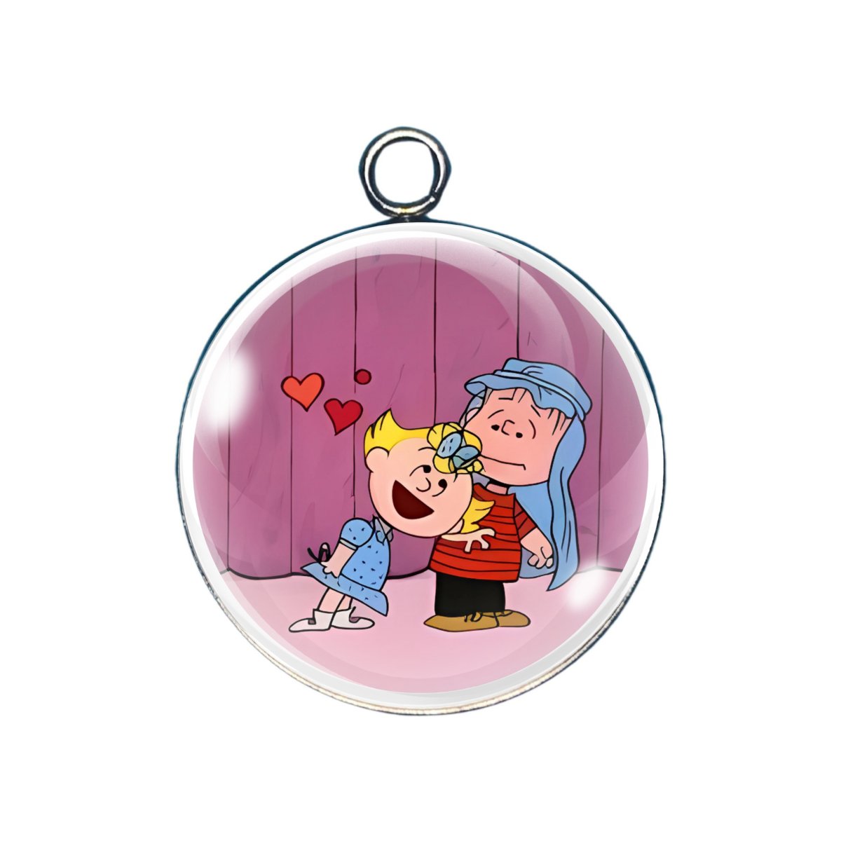 PeanutsChristmas Glass Cabochon Charms