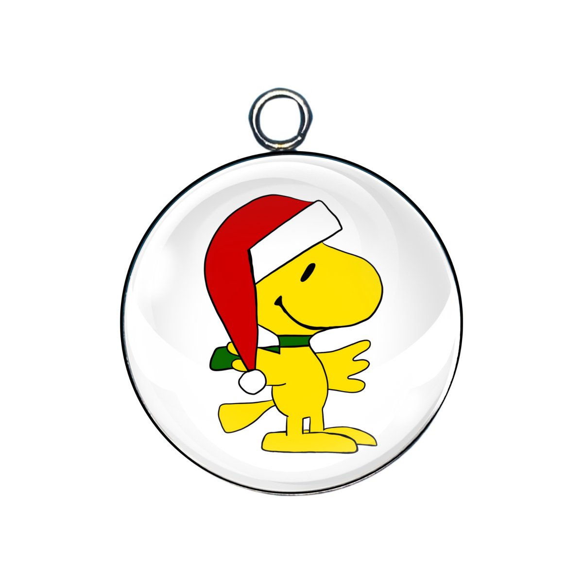 PeanutsChristmas Glass Cabochon Charms