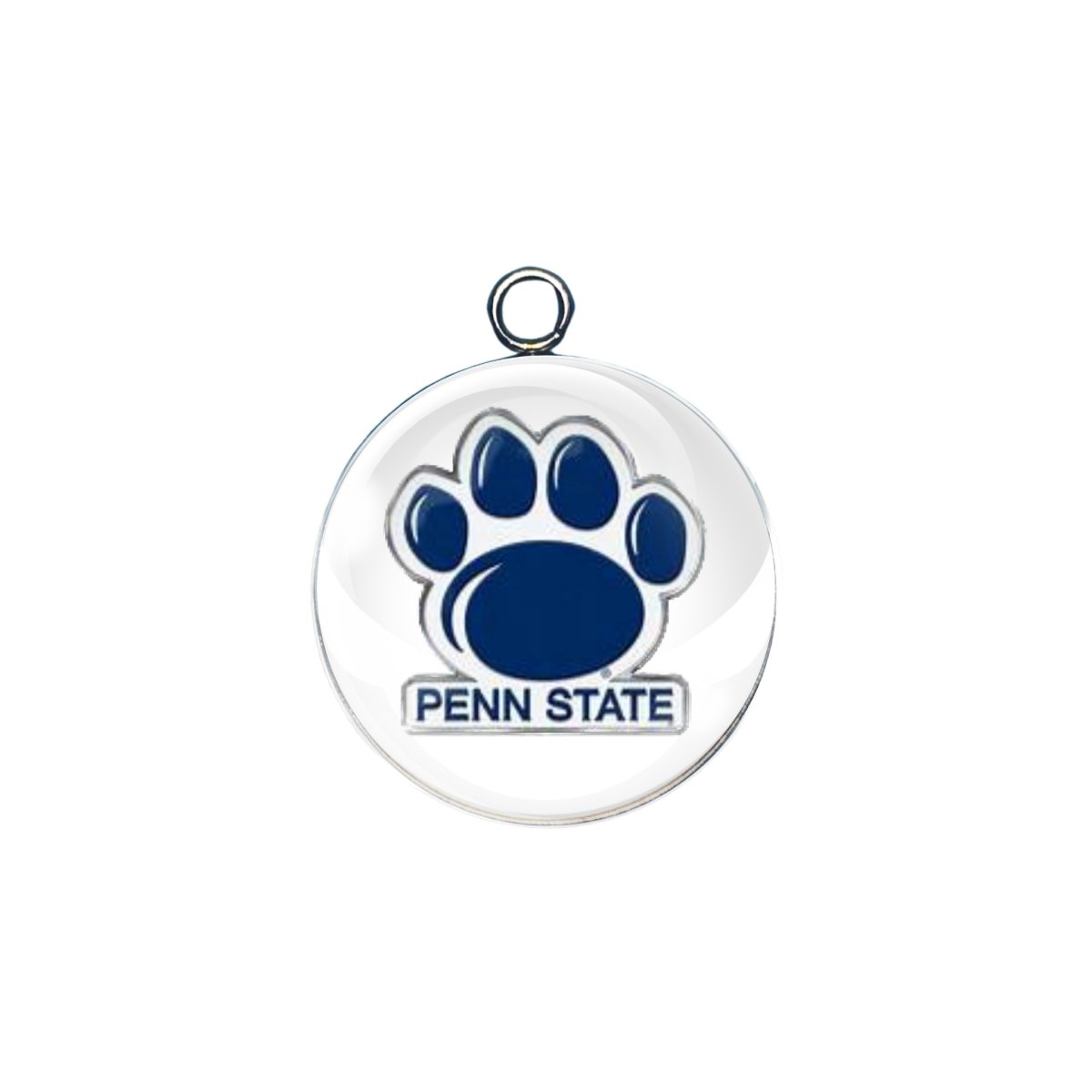 Penn State glass cabochon charm