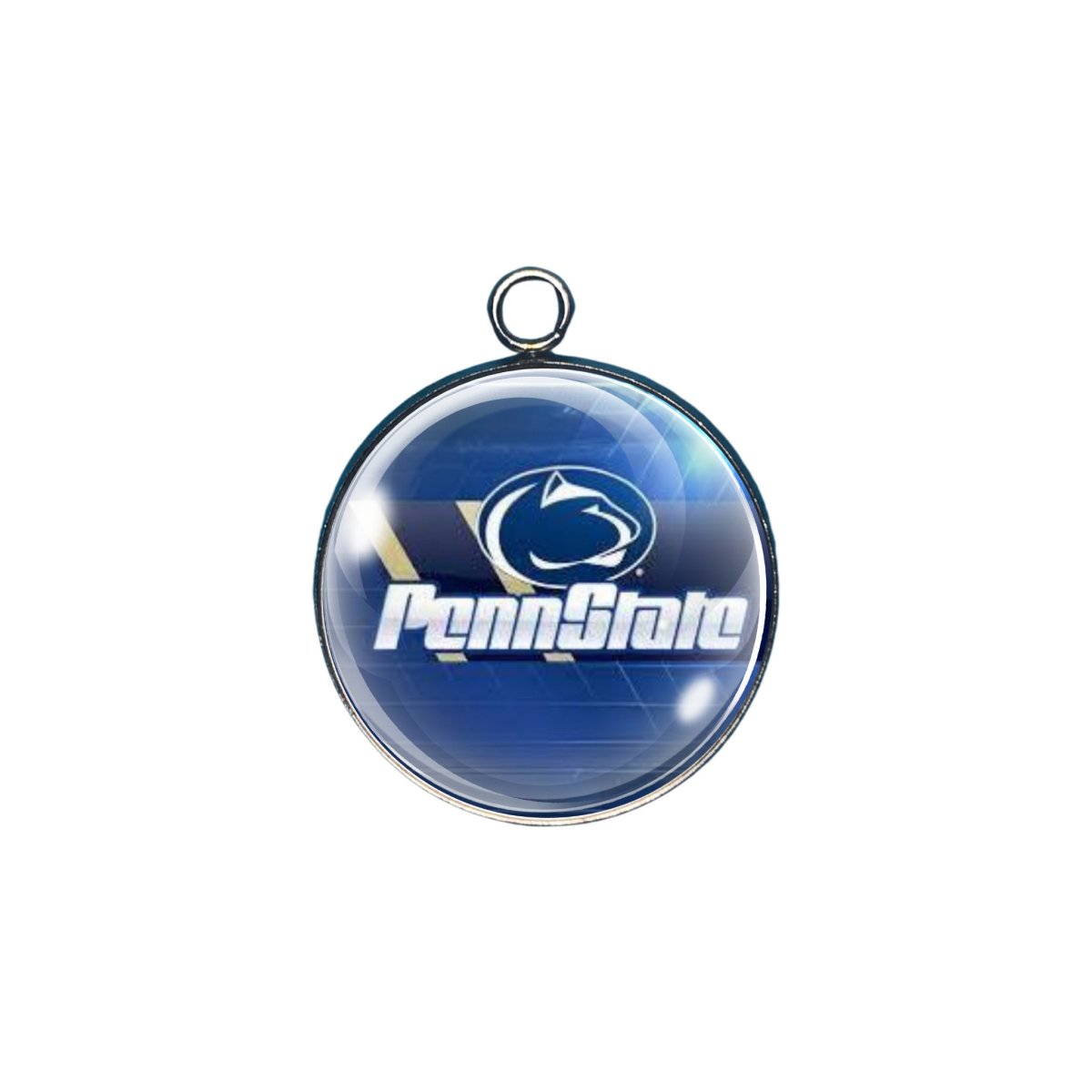 Penn State glass cabochon charm