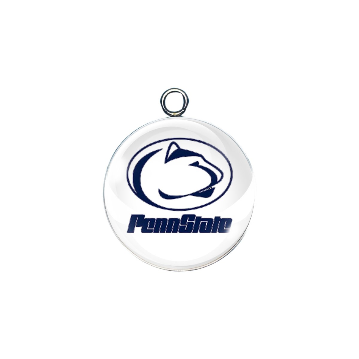 Penn State glass cabochon charm