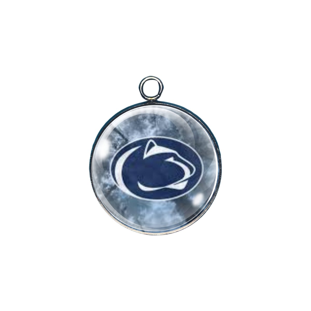 Penn State glass cabochon charm