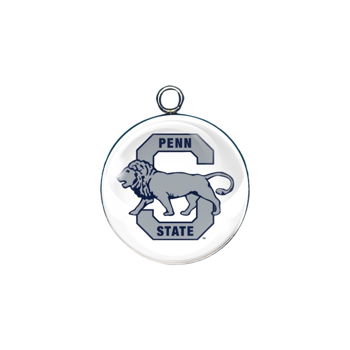 Penn State glass cabochon charm