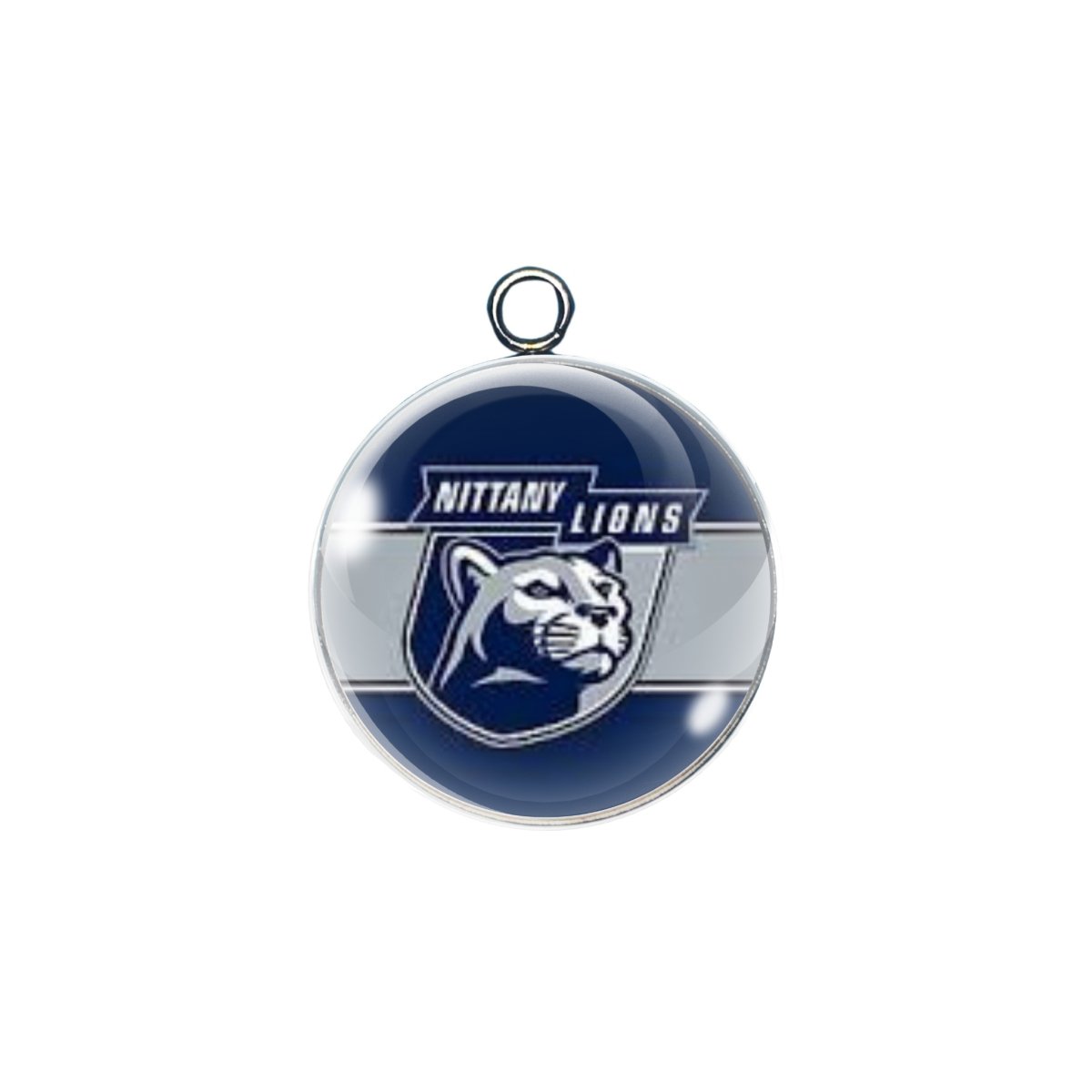 Penn State glass cabochon charm