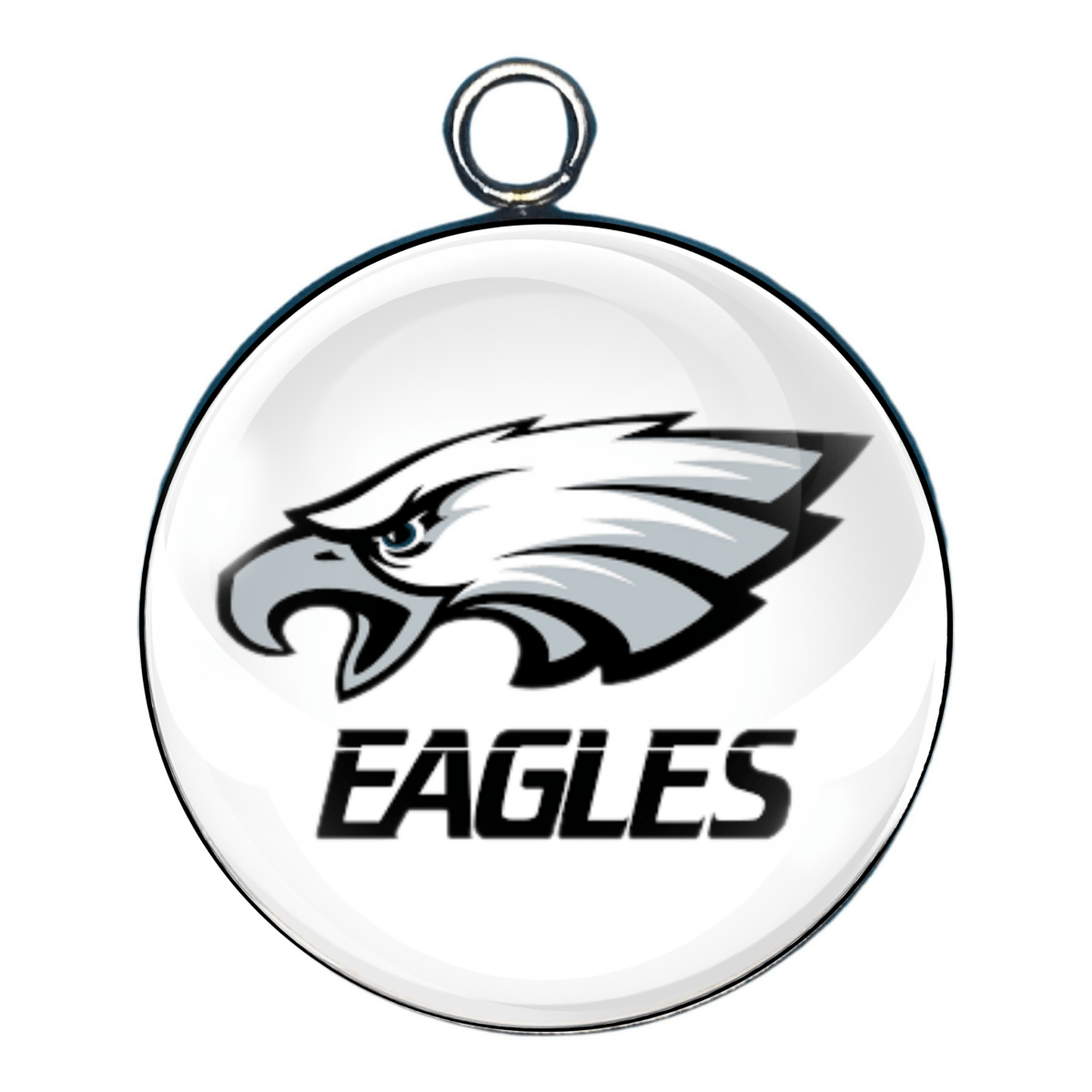 Philadelphia Eagles Glass Cabochon Charms