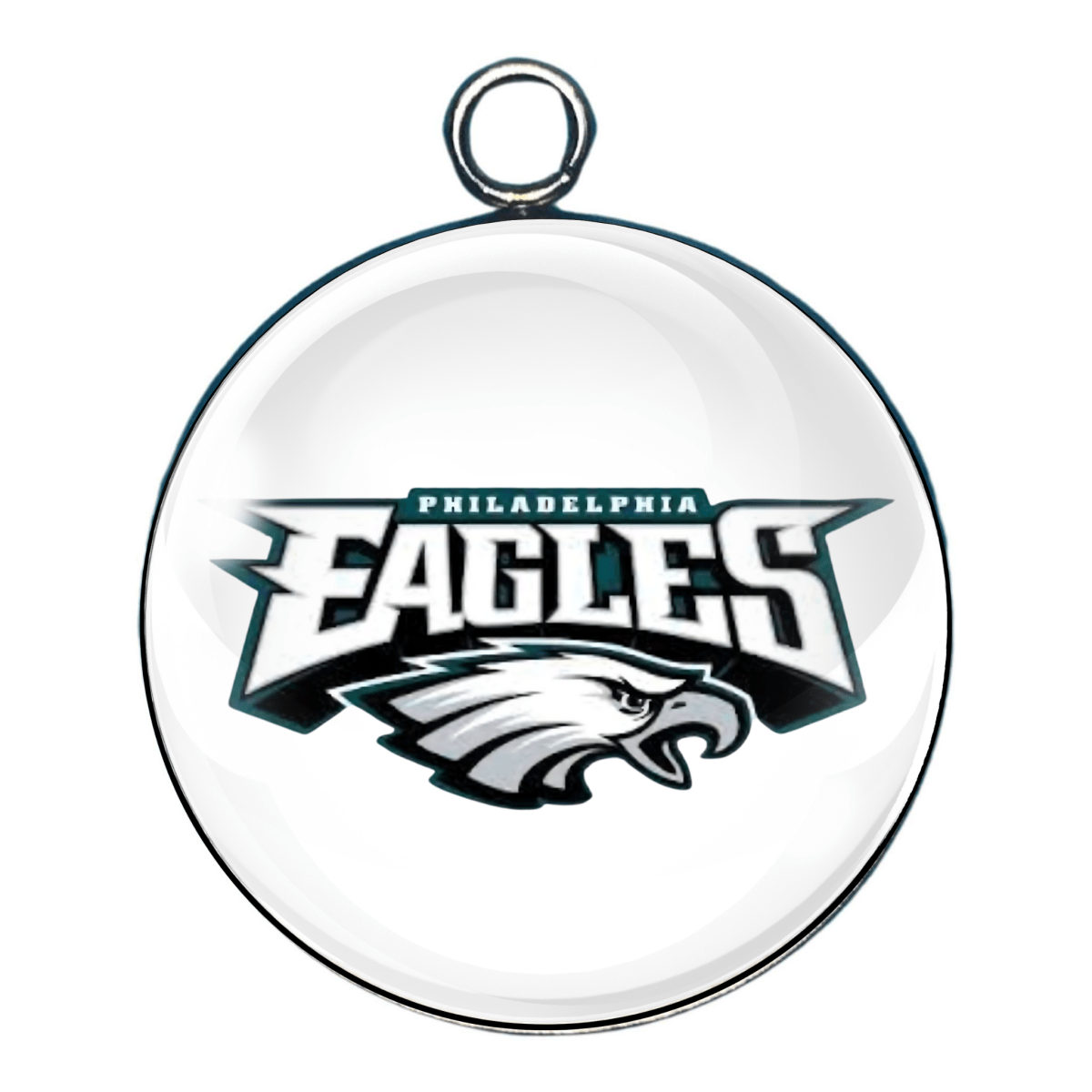 Philadelphia Eagles Glass Cabochon Charms