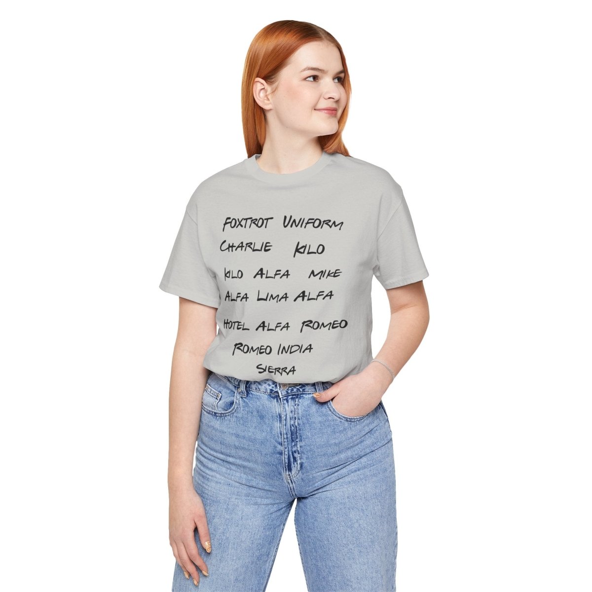 Phonetic Fury: Boldly Spelled Defiance Unisex Jersey Short Sleeve Tee