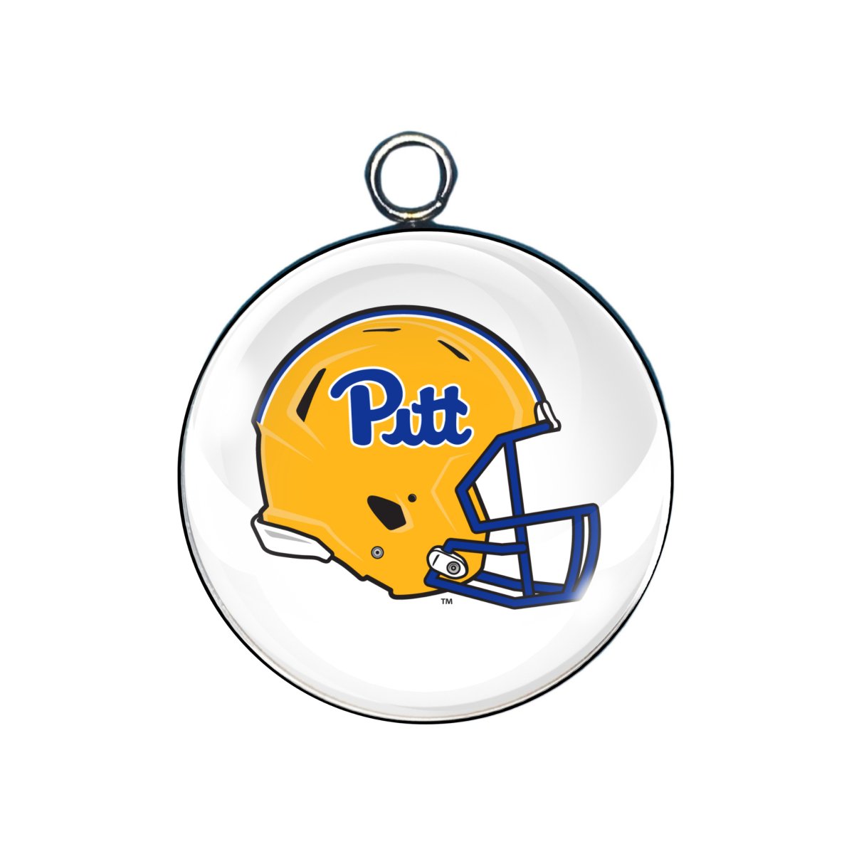 Pittsburgh Panthers glass cabochon charm