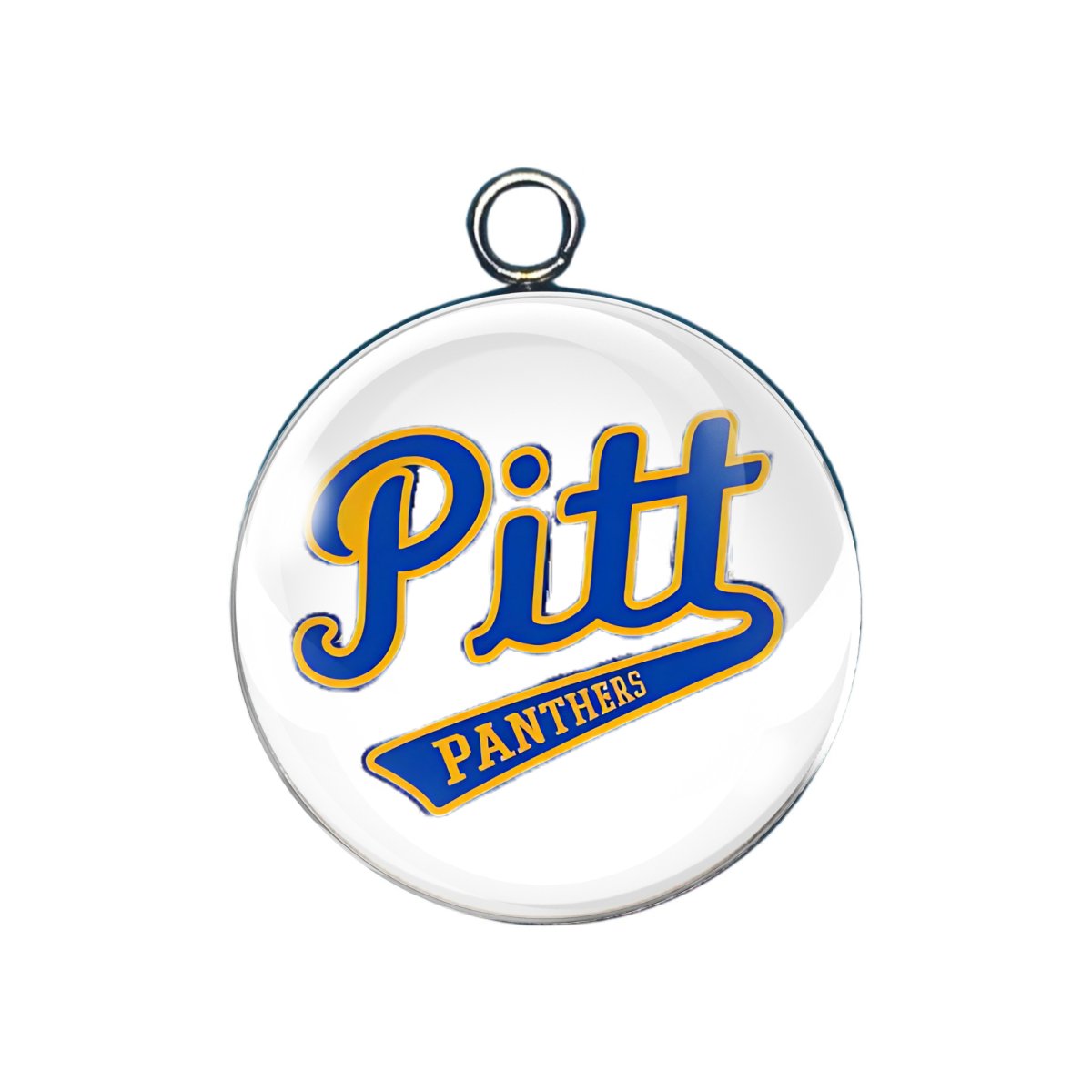 Pittsburgh Panthers glass cabochon charm