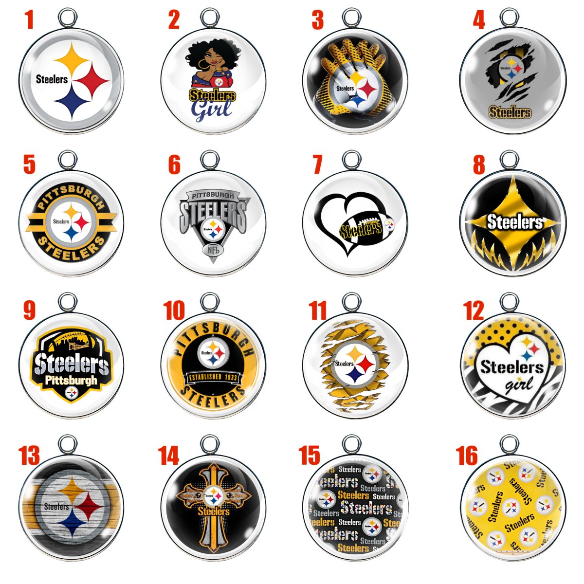 Pittsburgh Steelers Charms