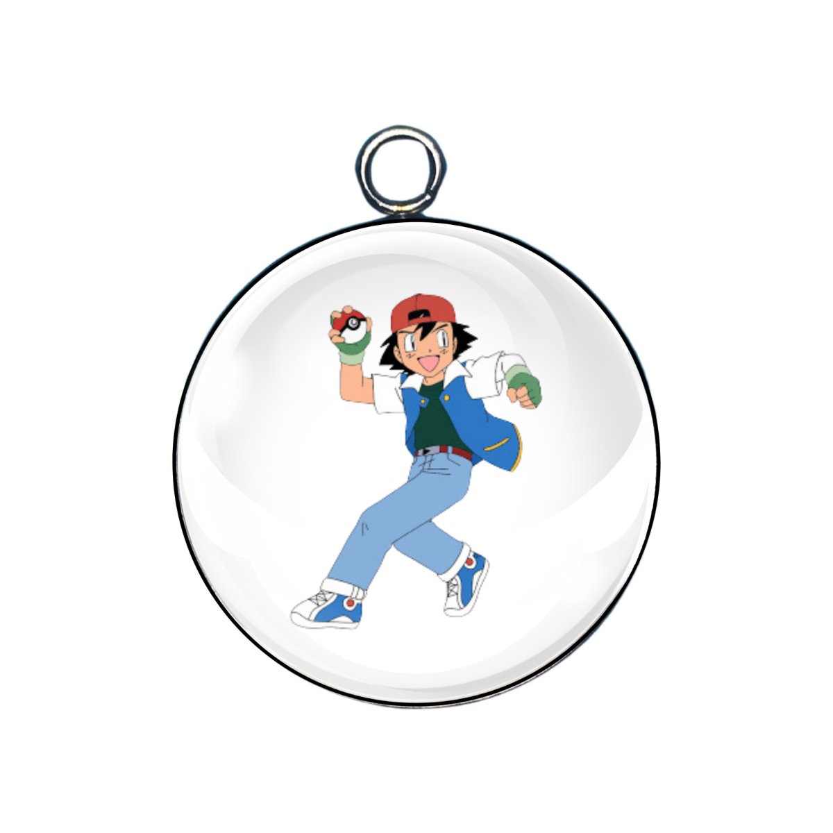 Pokemon glass cabochon charm