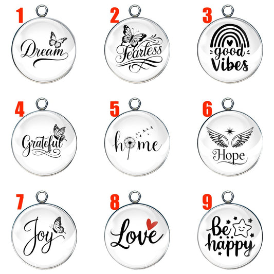 Positive Vibes Charms